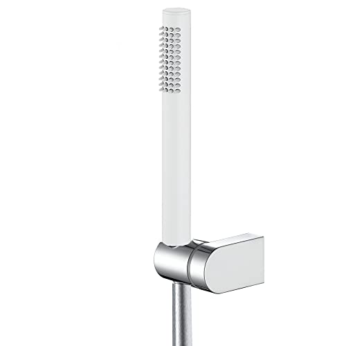 Boyuan Duschkopf Wandmontage Handbrause Messing Stabhandbrause Duschkopf Wassersparend Handheld Duschbrause mit 150cm PVC Duschschlauch, Verstellbarer ABS Base,Weiß Boyuan Duschkopf Wandmontage Handbrause Messing Stabhandbrause Duschkopf Wassersparend Handheld Duschbrause mit 150cm PVC Duschschlauch, Verstellbarer ABS Base,Weiß von Boyuan
