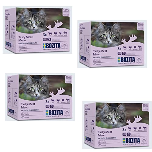 Bozita Multibox Tasty - Meat - Menu Katzenfutter - Bundle - 4 x 12 x 85g Bozita Multibox Tasty - Meat - Menu Katzenfutter - Bundle - 4 x 12 x 85g von Bozita