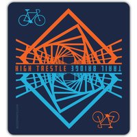 High Trestle Trail Bridge Magnet/sticker von BozzPrints