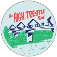 The High Trestle Trail Vintage Sticker/Magnet von BozzPrints