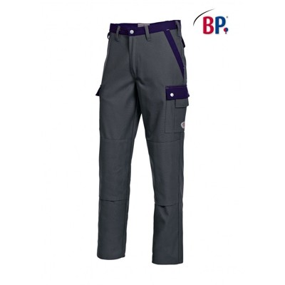 Arbeitshose 1815 720 dunkelgrau/dunkelblau, Größe 60 von Bp