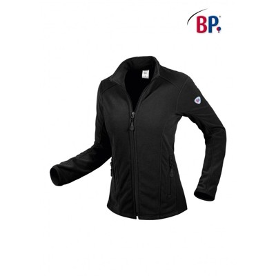 Damen-Fleecejacke 1693 641, schwarz, Größe XL von Bp
