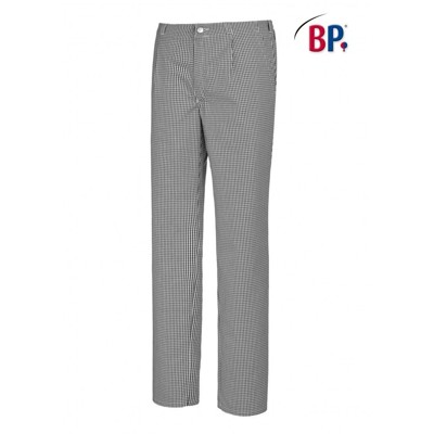 Koch-/ Bäckerhose 1650 801 schwarz/weiß Pepita, Größe 64 von Bp