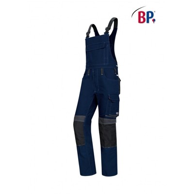 Latzhose 1802 720 nachtblau/anthrazit, Größe 44s von Bp