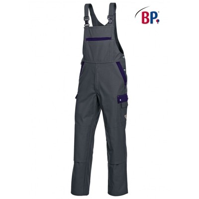 Latzhose 1844 720 dunkelgrau/dunkelblau, Größe 46 von Bp