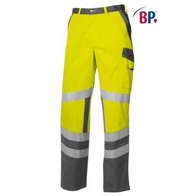 Warnschutzhose 2110 845 warngelb/dunkelgrau, Größe 50s von Bp