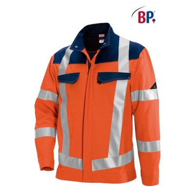 Warnschutzjacke 2012 845 warnorange/dunkelblau, Größe 52-54L von Bp