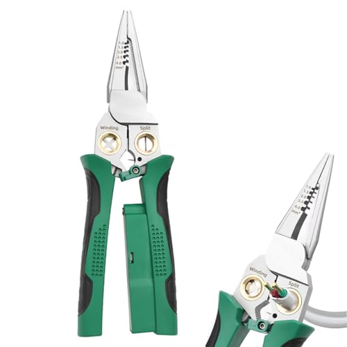8-in-1 Wire Stripper with Voltage Tester & Electricity Measurement - Multifunctional Electrical Tool for Wire Stripping, Cutting, Crimping, and Voltage Detection 8-in-1 Wire Stripper with Voltage Tester & Electricity Measurement - Multifunctional Electrical Tool for Wire Stripping, Cutting, Crimping, and Voltage Detection von Bpoeee