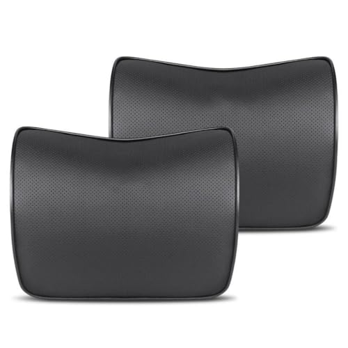 2PCS Auto Leder Kopfstütze Nackenkissen stütze, Für Mercedes-Benz Vito Viano W639 2003-2014 Halswirbelsäule Schutz Kissen Bequemes Atmungsaktives Zubehör,A/Black-2PCS 2PCS Auto Leder Kopfstütze Nackenkissen stütze, Für Mercedes-Benz Vito Viano W639 2003-2014 Halswirbelsäule Schutz Kissen Bequemes Atmungsaktives Zubehör,A/Black-2PCS von Bqieai