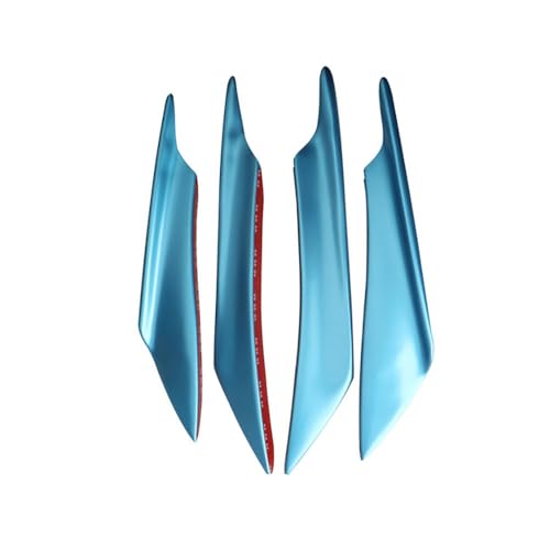 4PCS Auto PVC Front Stoßstange Spoilerlippe, für BMW i3 i3s i3-S iX Spoiler Canards Wind Messer diffusor Flossen Car Schützen Zubehör,B von Bqieai
