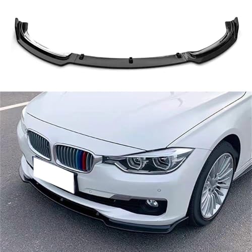 Auto ABS Frontstoßstange Frontspoiler Lippe, Für BMW 3 Series F30 F35 Fashion Model Modified Sports Model 2012-2019 Spoilerlippe Kinn Splitter Diffusor Antikollision Car Schützen Zubehör von Bqieai