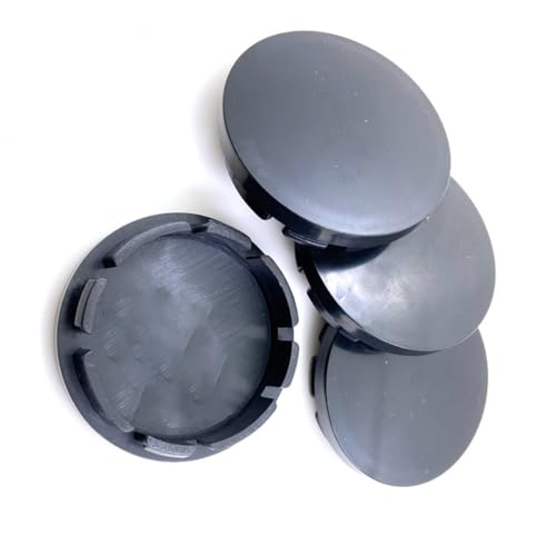Bqieai 4PCS Auto ABS Nabendeckel, Für OD 56mm,ID 52mm Radmittenabdeckung Radnabenkappen Wasserdicht Staubdicht Anti-Rost Schützen Schmücken Zubehör,A von Bqieai