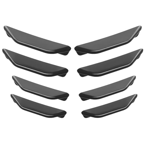 Bqieai 8PCS Auto PVC Front Stoßstange Spoilerlippe, für BMW Z4 Z3 I8 M2 M3 M4 M5 M6 Spoiler Canards Wind Messer diffusor Flossen Car Schützen Zubehör,A von Bqieai