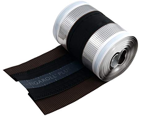Firstband Firstrolle Gratrolle Grat Rollfirst Braas FIGAROLL PLUS 10 m in 4 Farben, variable Breite 280-320 mm (Braun) von Braas