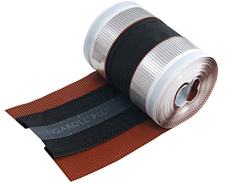 Firstband Firstrolle Gratrolle Grat Rollfirst Braas FIGAROLL PLUS 10 m in 4 Farben, variable Breite 280-320 mm (Ziegelrot) von Braas