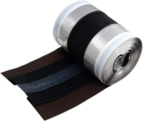 Firstband Firstrolle Gratrolle Grat Rollfirst Braas FIGAROLL PLUS 5 m in 4 Farben, variable Breite 280-320 mm (Braun) von Braas
