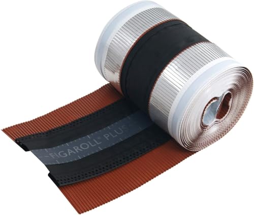 Firstband Firstrolle Gratrolle Grat Rollfirst Braas FIGAROLL PLUS 5 m in 4 Farben, variable Breite 280-320 mm (Ziegelrot) von Braas