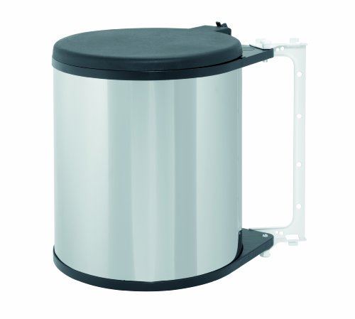 Brabantia 262203 Einbaueimer Built in bin 15 L brilliant steel von Brabantia