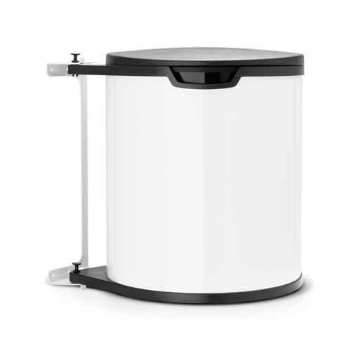 Brabantia 428081 Einbaueimer Built in bin 15 L white von Brabantia