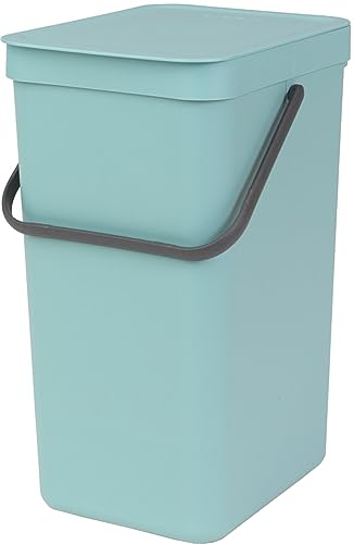 Brabantia Sort & Go Einbaubehälter, Plastik, Minzgrün, 16L von Brabantia