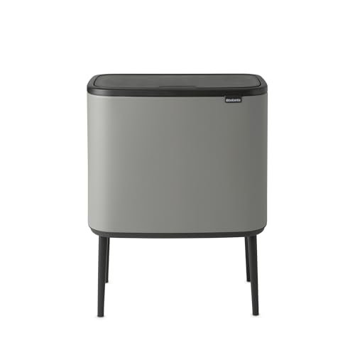 Brabantia 127205 Mülleimer Bo Touch Bin, 36L, Grauer mineralbeton von Brabantia