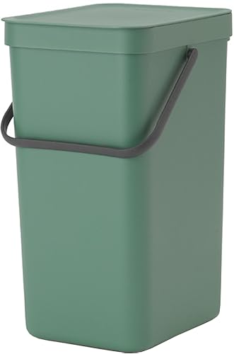 Brabantia 129827 Abfalleimer, Plastik, Tannengrün, (16L) UK von Brabantia