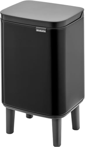 Brabantia 227028 Mülleimer Bo Hi, 4L, Matt Black von Brabantia