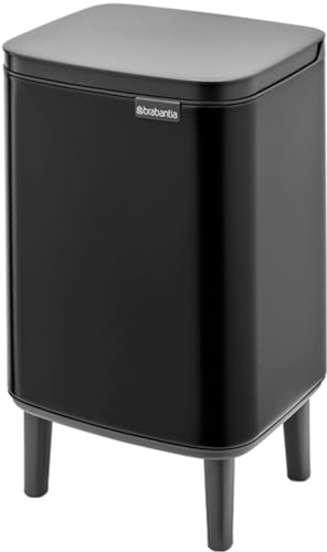 Brabantia 227141 Mülleimer Bo Hi, 7L, Matt Black von Brabantia