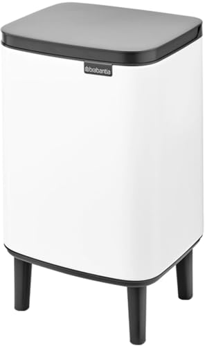 Brabantia 227165 Mülleimer Bo Hi, 7L, White von Brabantia