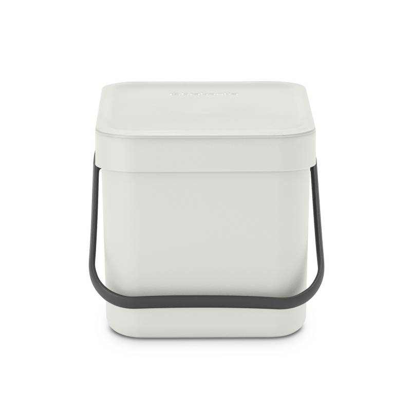 Brabantia Abfallbehälter 'Sort & Go' 6 l light grey von Brabantia