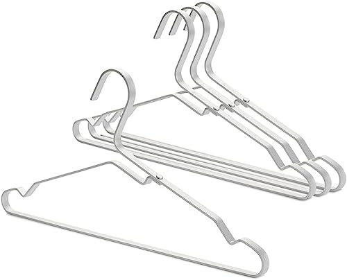 Brabantia Aluminium Clothes Hanger, Set of 4, Silver von Brabantia