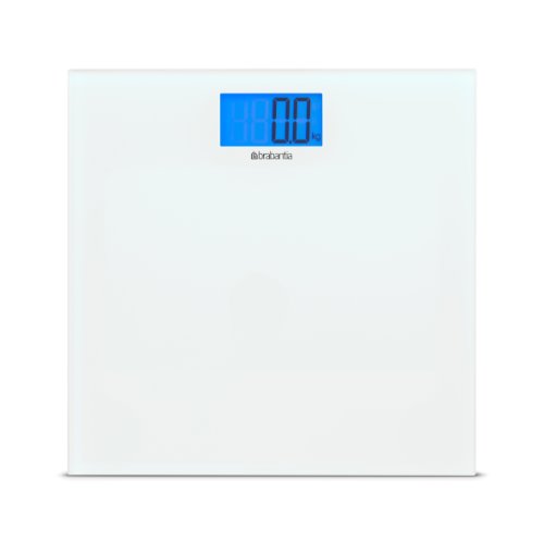 Brabantia Batteriebetriebene Digitale Personenwaage aus Glas, Waage, Weiß/Glas Brabantia Batteriebetriebene Digitale Personenwaage aus Glas, Waage, Weiß/Glas von Brabantia