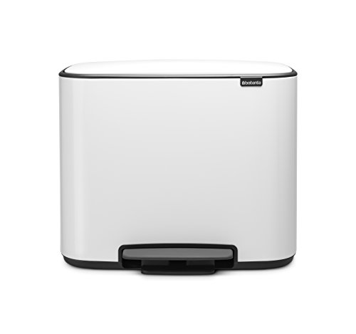 Brabantia Bo Treteimer 36 L Abfalleimer, Metall, Weiß, 54 x 36.5 x 44 cm, 1 Einheiten Brabantia Bo Treteimer 36 L Abfalleimer, Metall, Weiß, 54 x 36.5 x 44 cm, 1 Einheiten von Brabantia