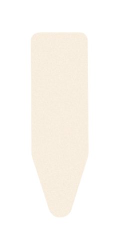 Brabantia Bügelbezug C, Baumwolle mit 2 mm Schaumstoffpolster, 124 x 45 cm, ecru von Brabantia