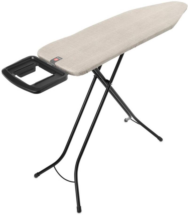 Brabantia Bügelbrett Bügeltisch B, 124 x 38 cm, Dst-Mulde Solide, Bügelfläche 124x38 cm, Fairtrade-zertifiziert von Brabantia
