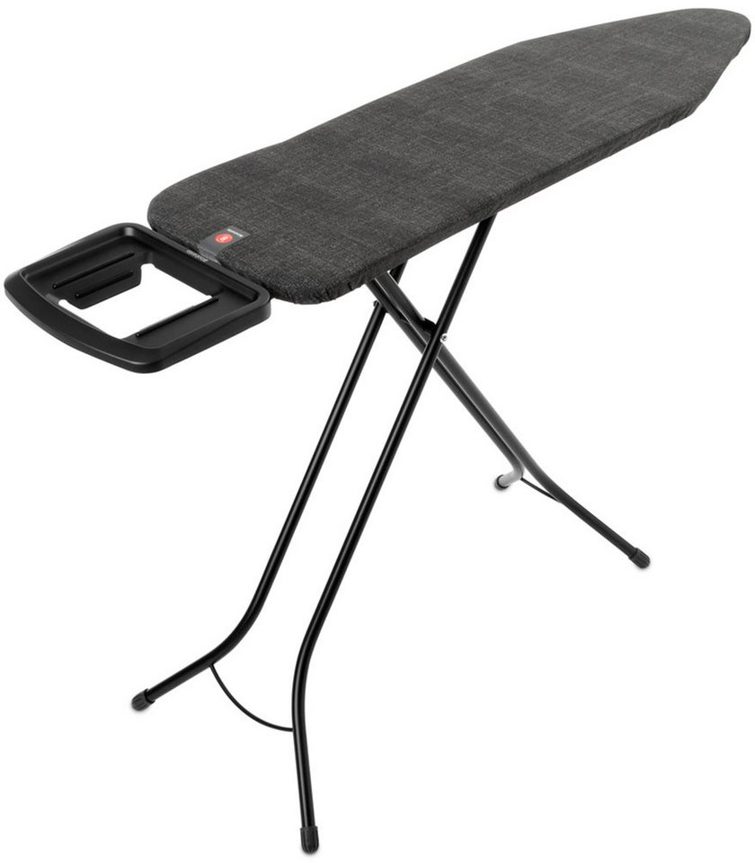 Brabantia Bügelbrett Bügeltisch B, 124 x 38 cm, Dst-Mulde Solide, Bügelfläche 124x38 cm, Fairtrade-zertifiziert von Brabantia