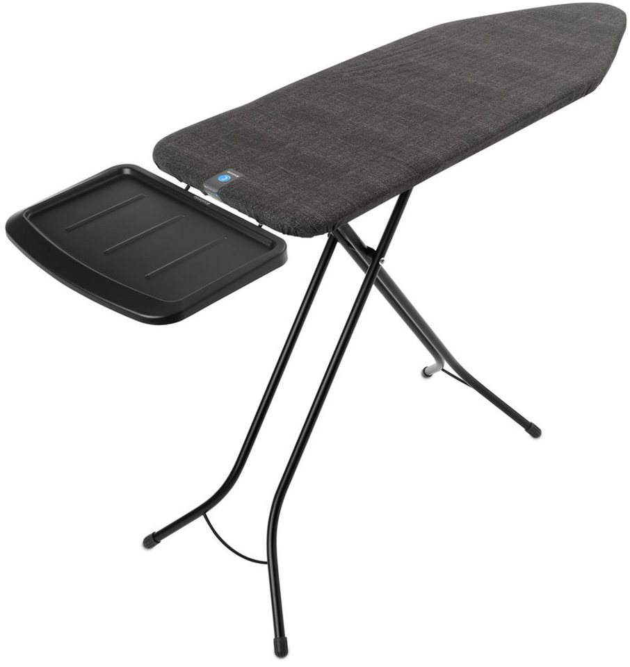 Brabantia Bügelbrett Bügeltisch C, 124 x 45 cm, Dst-Ablage Solide, Bügelfläche 124x45 cm, Fairtrade-zertifiziert von Brabantia