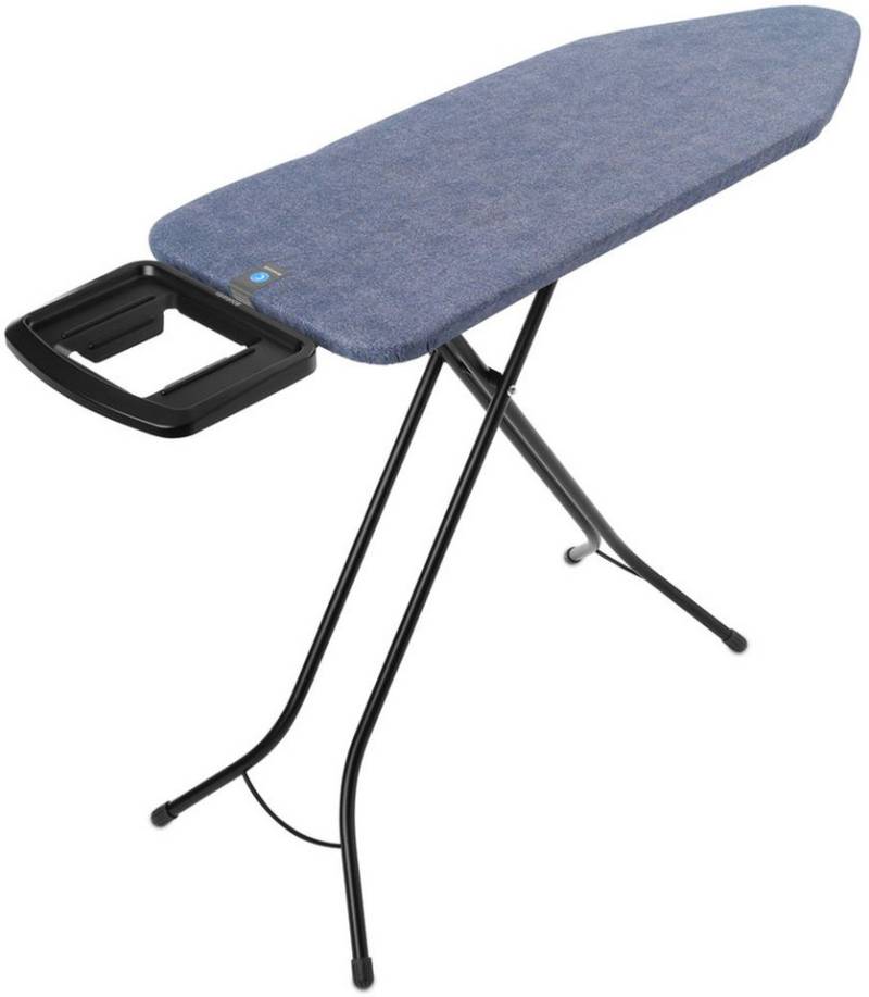 Brabantia Bügelbrett Bügeltisch C, 124 x 45 cm, Dst-Mulde Solide, Bügelfläche 124x45 cm, Fairtrade-zertifiziert von Brabantia