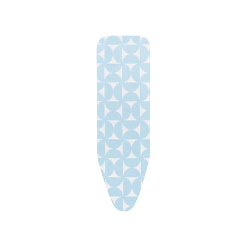Brabantia - Bügelbrettbezug A - 110 x 30 cm - Komplettset aus 100% Baumwollbezug & 8 mm Schaumstoffunterlage - Für Bügeleisen & Dampfbügeleisen - Mit Kordelbinder & Stretch-System - Fresh Breeze von Brabantia