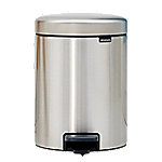 Brabantia Edelstahl Treteimer 5 L 26,3 (B) x 21,7 (T) x 30,2 (H) cm Silber von Brabantia