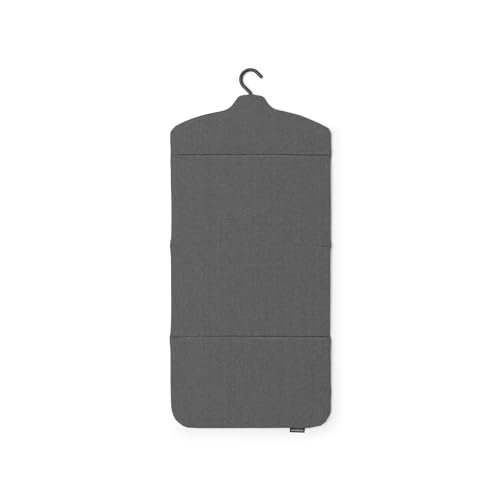 Brabantia - Faltbares Dampfbrett - Dämpfen von Kleidung unter Hochdruck - Robuste hitzefeste Fläche - Vielseitiger Aufhängehaken - Einfaches Dämpfen mit Handdampfern - 91,5 cm x 41 cm - Pepper Black von Brabantia