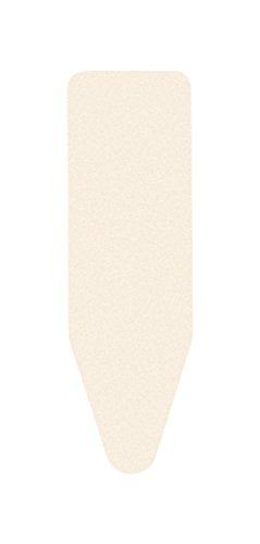 Brabantia Größe C, Extra Dick Filz und Schaumstoff-Unterlage Bügelbrett, 124,5 x 45,7 cm, Ecru von Brabantia