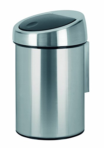 Brabantia Touch Bin 3L mit Kunststoffeinsatz - Matt Steel Fingerprint Proof von Brabantia