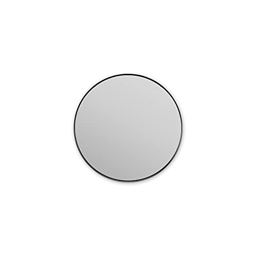 Brabantia - Mindset Badezimmerspiegel - 5-facher Zoom für Präzise Sicht - Abnehmbarer Spiegel - Wandmontage - Korrosionsbeständig - Inklusive Befestigungsmaterial - Infinite Grey - ⌀ 20,4 cm von Brabantia