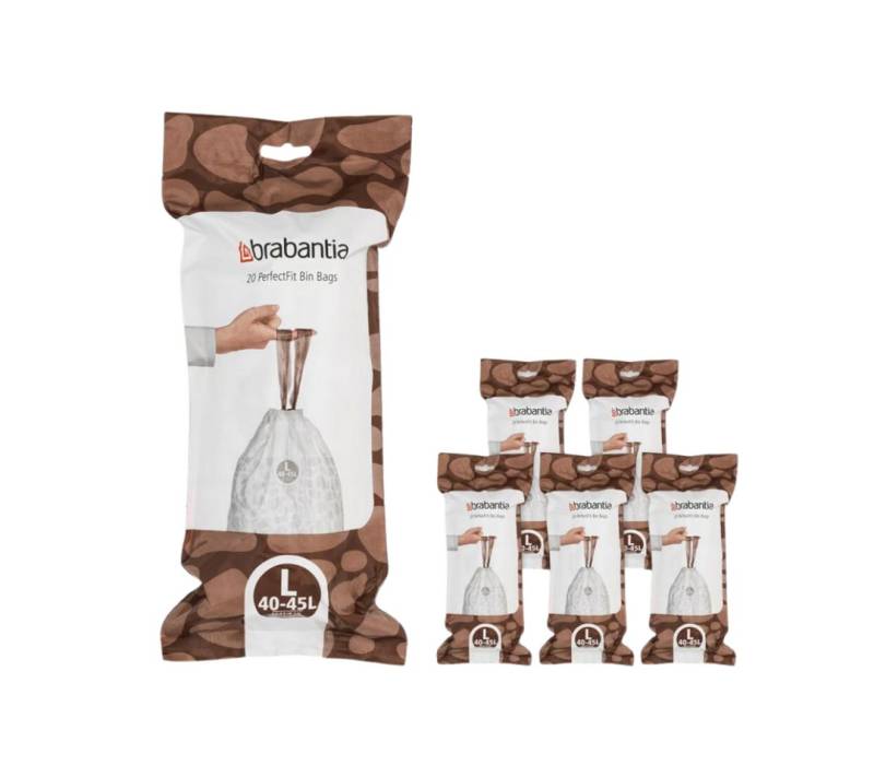 Brabantia Müllbeutel PerfectFit Müllbeutel 40-45 L (L) 120 Stk von Brabantia