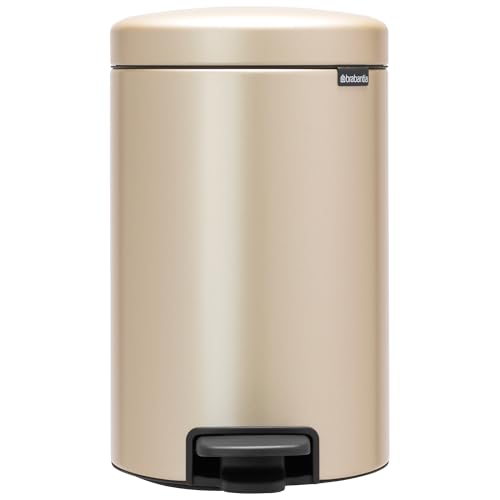 Brabantia Mülleimer, Stahl, Metallic Gold, 12L von Brabantia