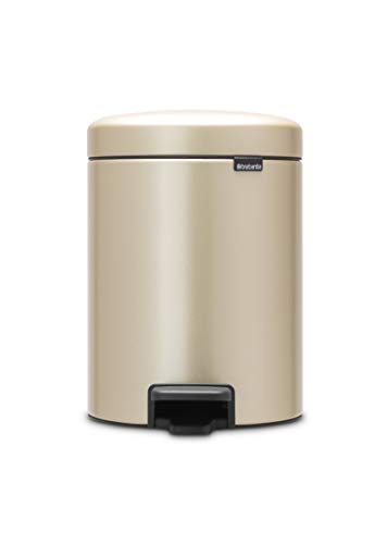 Brabantia Mülleimer, Stahl, Metallic Gold, 5L von Brabantia