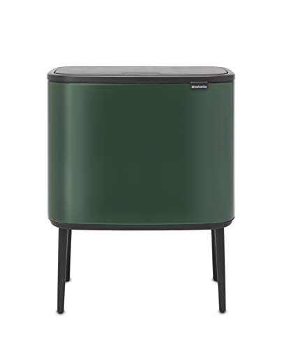 Brabantia Mülleimer, Stahl, Pine Green, 11 + 23L von Brabantia