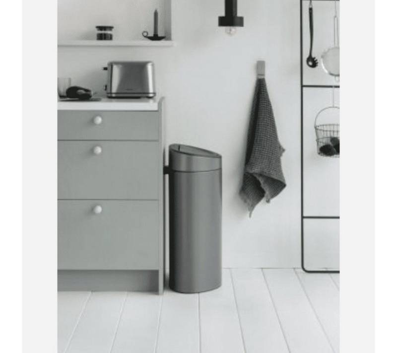 Brabantia Mülleimer Abfalleimer Touch Bin 40l Platin von Brabantia
