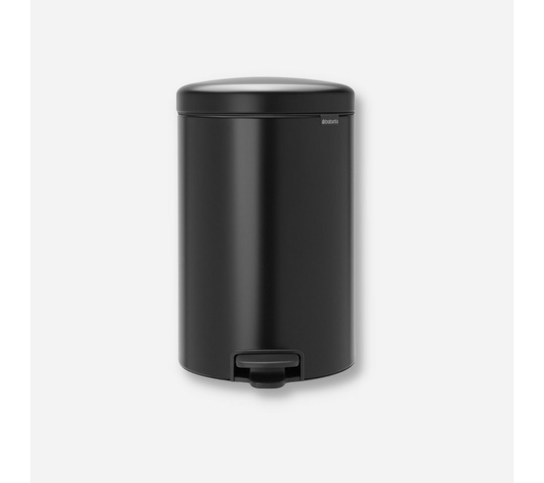 Brabantia Mülleimer NewIcon Treteimer 20l Mattschwarz von Brabantia